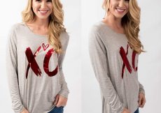 Denim Shorts With Ash Gray Tee For Cool Looks