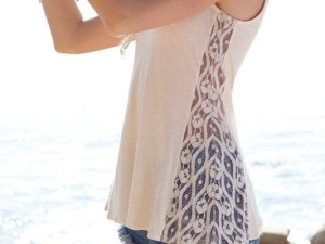 12 Style ideas on how to wear lace tank in summer