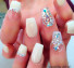12 Beautiful manicure; fashion drawings on the nails