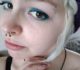 Enciting golden stud piercing design