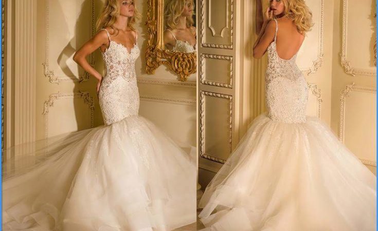 Sexy mermaid wedding dress