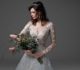 Leaf Bodice Decorative Wedding Gown