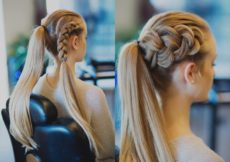 Most-creative braid style hair design idea for long hair
