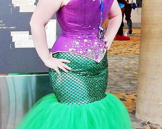 Heavily Accessorized Loud Plus Size DIY Halloween Party Costume